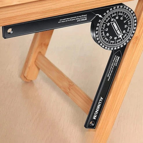 📐 Perfect Mitre Joints Every Time – 7" Aluminium Angle Finder for Mitre Saws.UK Stock