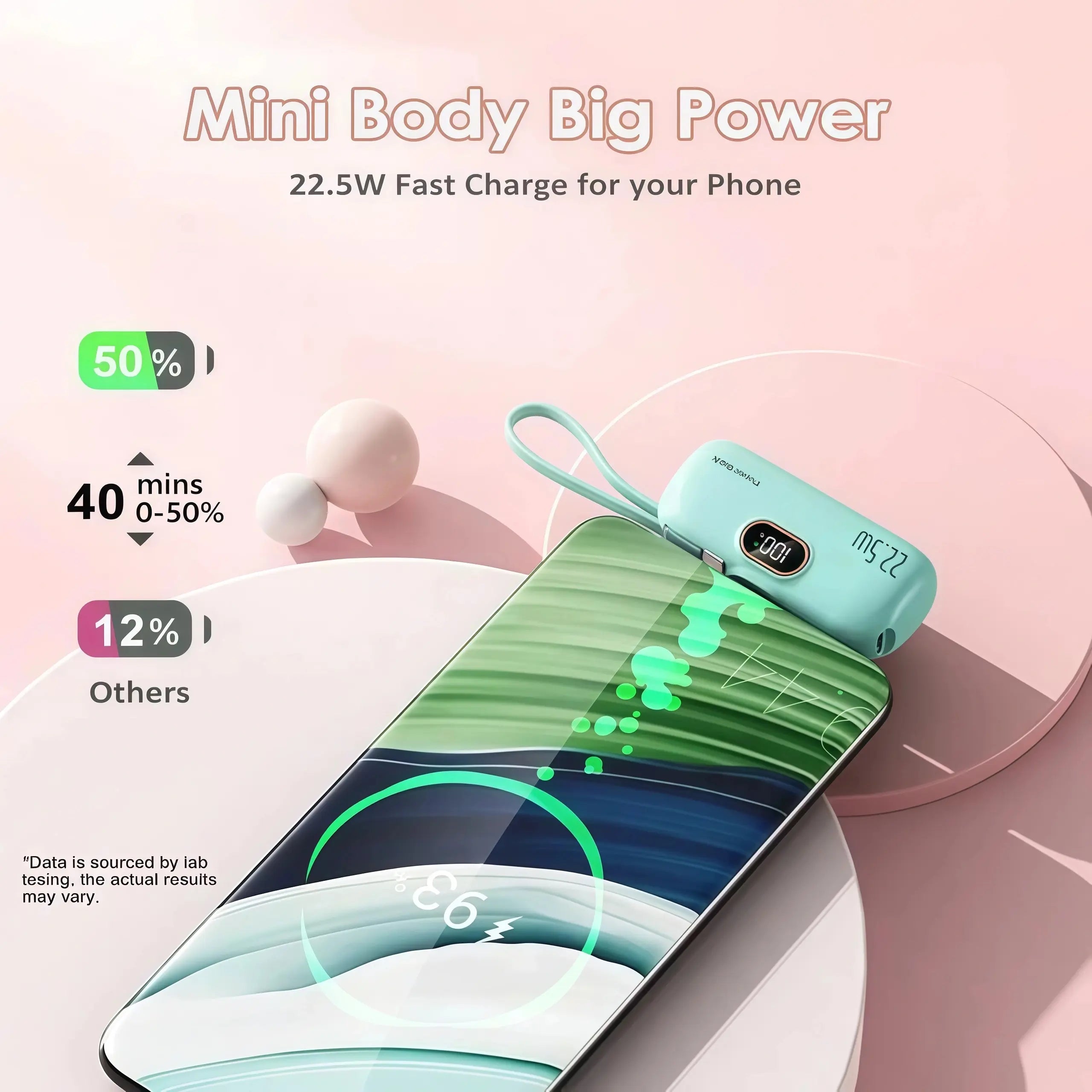 🔋Pocket Power Bank – Small Size, Big Power for Everyday Moments