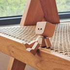 (🌲Early Christmas Sale- 49% OFF) Shaking Feet Wooden Doll - Sways with 12 Pcs Magnetic Expressions