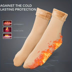 5 pairs of thick fleece-lined, warm, snow socks