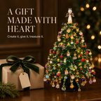 ✨ DIY Lighted Seasonal Tabletop Tree Kit – Create Your Own Holiday Magic