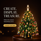 ✨ DIY Lighted Seasonal Tabletop Tree Kit – Create Your Own Holiday Magic