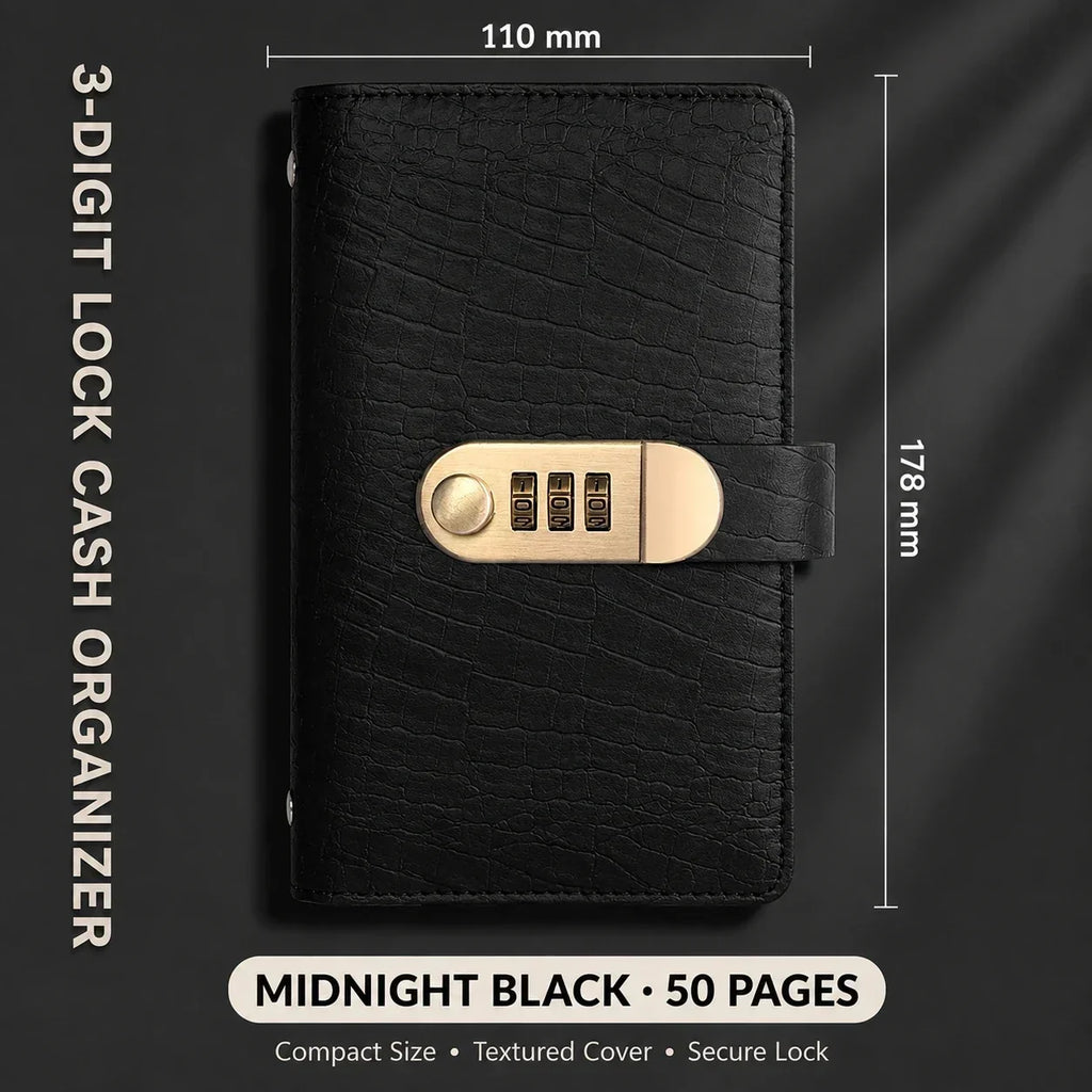 Locking Banknote Collection Booklet | Holds 100 Bills