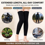 Long Knee Pads for Men and Women, One Size with Thick Wool Lining 🦵