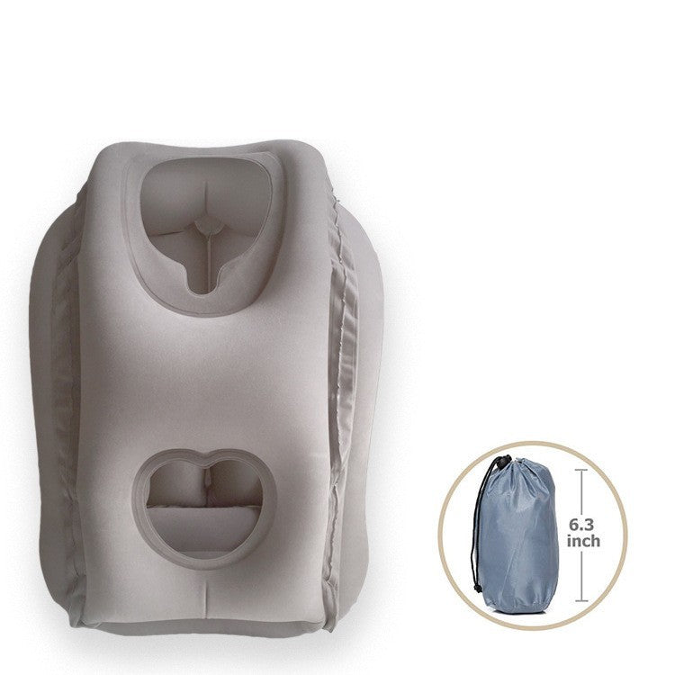 ✈️ Inflatable Airplane Sleep Pillow – Lean-Forward Travel Comfort