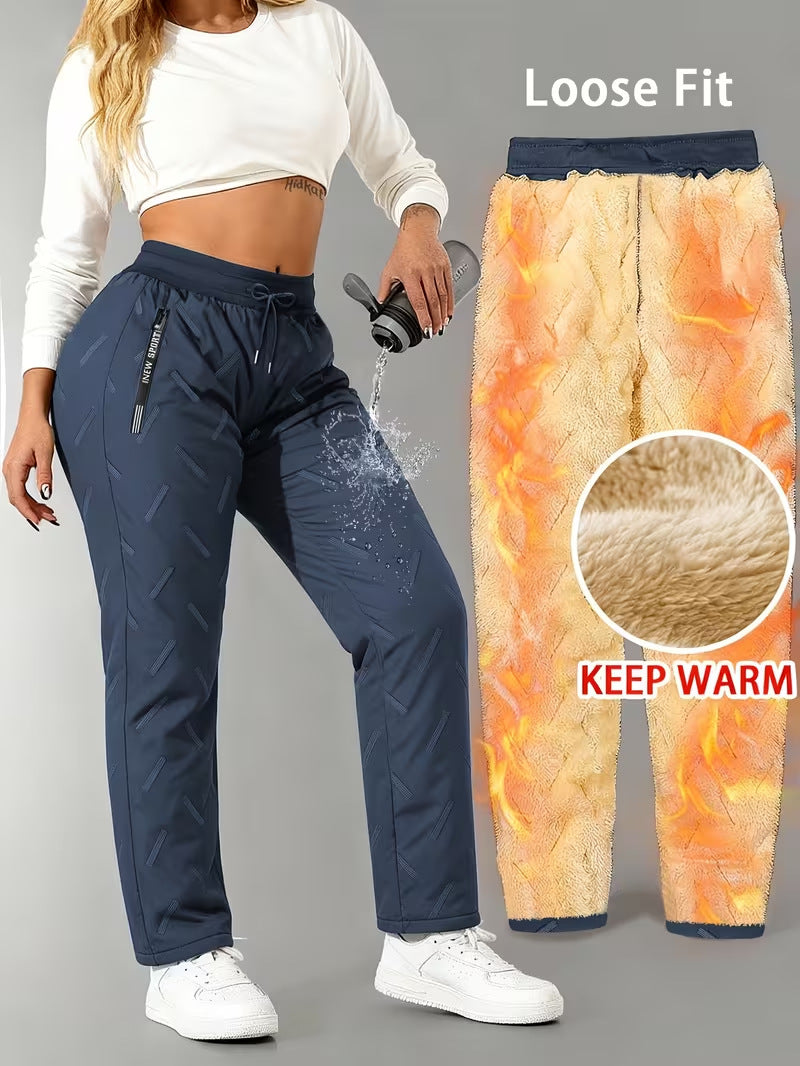 ⏳LAST DAY SALE 50% OFF!! ✨Unisex Super Cozy & Warm Fleece-Lined Waterproof Pants