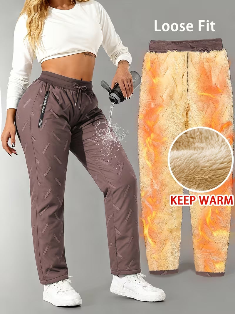 ⏳LAST DAY SALE 50% OFF!! ✨Unisex Super Cozy & Warm Fleece-Lined Waterproof Pants