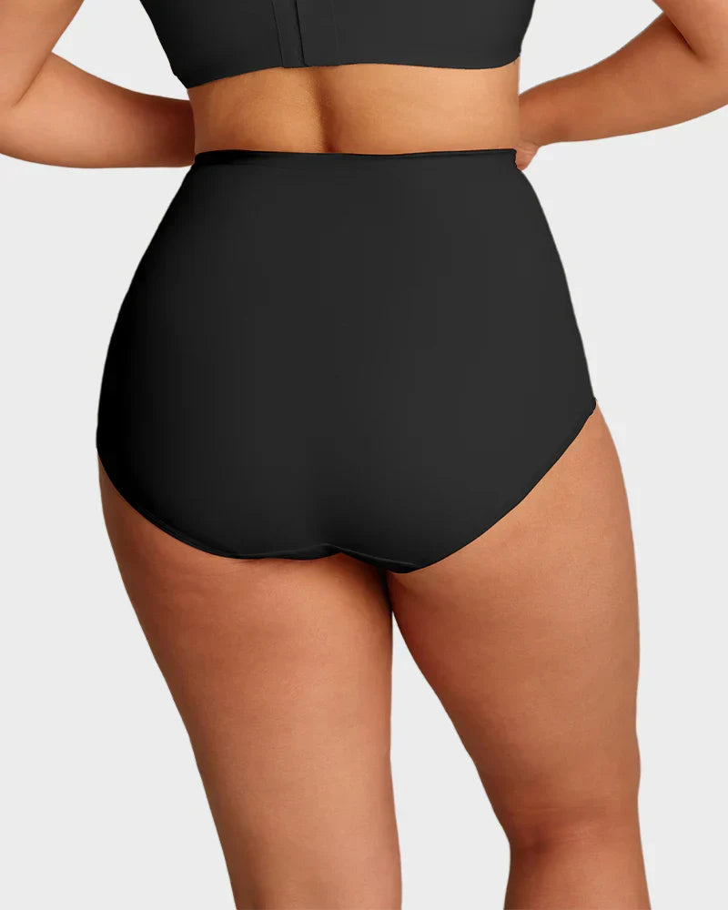🌸Last Day✨Plus-Size High-Waist Cross Tummy Control Panties