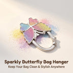 Butterfly Foldable Handbag Hook – Stylish Portable Non-Slip Bag Hanger
