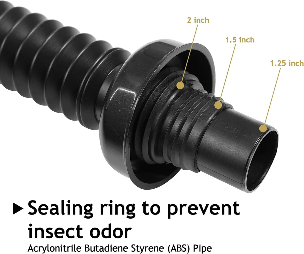 🚰 Bathroom Sink Drain Kit with Flexible Anti-Odor P-Trap