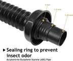 🚰 Bathroom Sink Drain Kit with Flexible Anti-Odor P-Trap