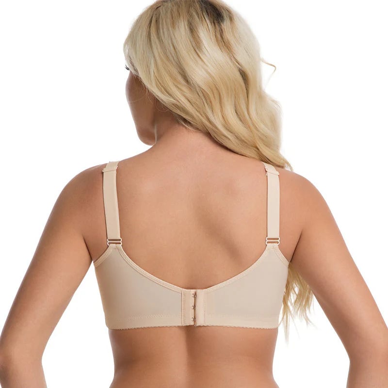 🔥 Today Only: Buy One, Get Two!💐Women's Elegant Sheer Full Coverage Minimizer Bra ✨ Plus Size for Large Busts