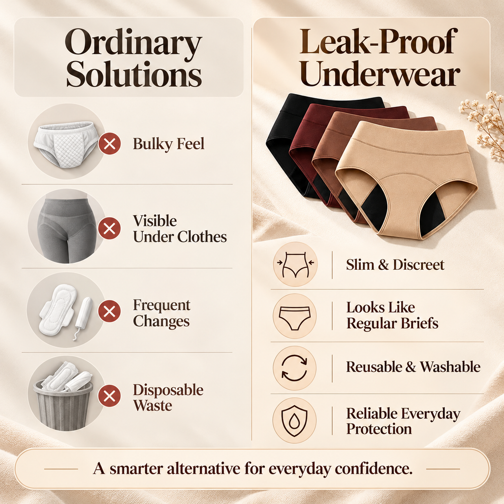 🌸💖100% Leak-Proof Underwear 4-pack
