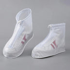 Waterproof Shoe Covers with Zipper & Adjustable Drawstring