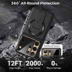 Shockproof Magnetic Kickstand Case for S Series with Camera Protection