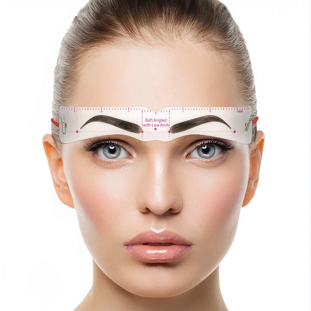 💕 Flawless Brows Made Easy – 12 Precision Brow Stencils for Beginners 👑