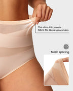 🌸Last Day✨Plus-Size High-Waist Cross Tummy Control Panties