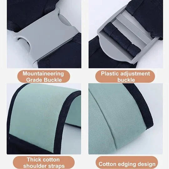 👶 4-in-1 Breathable Baby Carrier