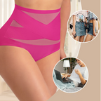 🌸Last Day✨Plus-Size High-Waist Cross Tummy Control Panties