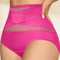 🌸Last Day✨Plus-Size High-Waist Cross Tummy Control Panties