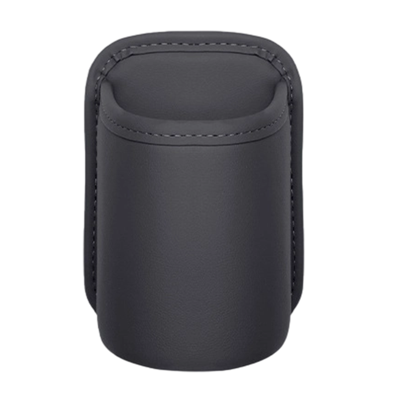 Organize Your Car Instantly! No-Slip Clip-On Leather Cup Holder