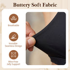👙50% OFF NOW! Women's Wire‑Free Jelly Support Triangle Bralette‑Seamless Soft Padded Wireless Bra, Gentle Lifting Shaping Invisible Everyday Underwear