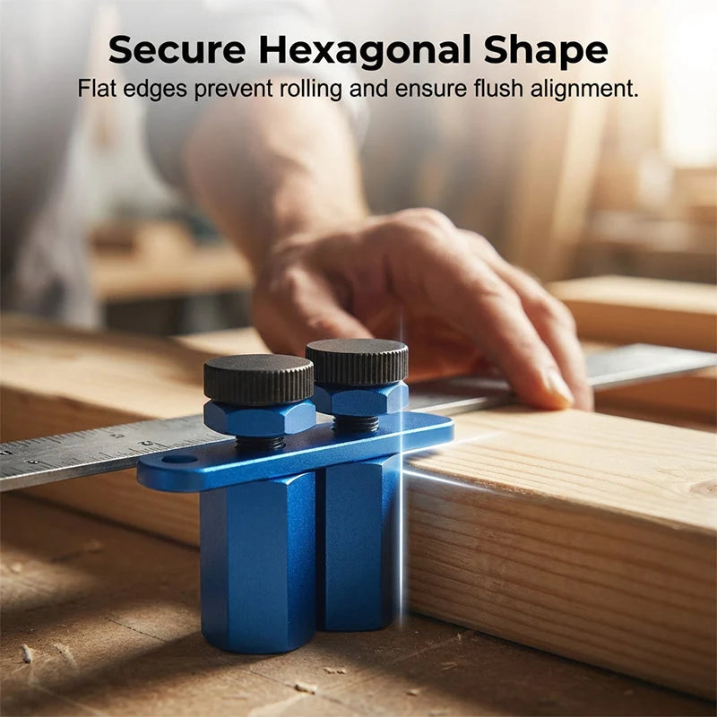 🔧 Aluminum Stair Gauge & Framing Square Clamp – Precision Marking, Durable Build & Essential for Carpentry 🔨