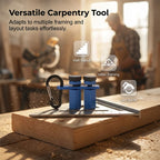 🔧 Aluminum Stair Gauge & Framing Square Clamp – Precision Marking, Durable Build & Essential for Carpentry 🔨