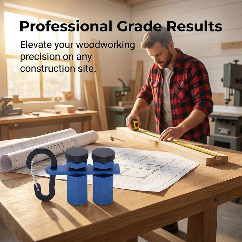 🔧 Aluminum Stair Gauge & Framing Square Clamp – Precision Marking, Durable Build & Essential for Carpentry 🔨
