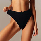 Women's Seamless Ribbed Thong Underwear