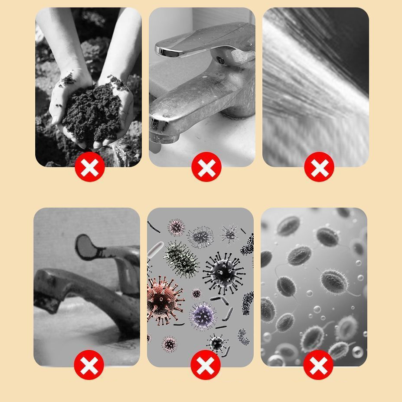 ⏰Anti-Splash Kitchen Faucet Filter for Sediment & Rust Removal