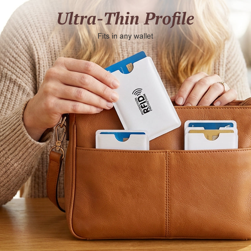 🚨 RFID Card Holder: Blocks scanners and protects your data 💳❌
