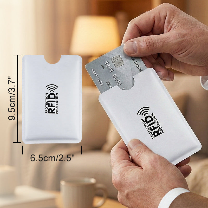 🚨 RFID Card Holder: Blocks scanners and protects your data 💳❌