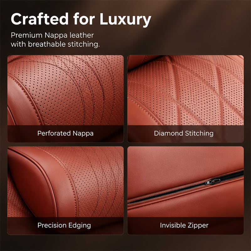 🚗💤 Universal Memory Foam Car Headrest Neck Pillow