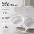 🍳 BUY 1 GET 1 FREE! ✨ Dual Cavity Microwave Egg Poacher