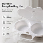 🍳 BUY 1 GET 1 FREE! ✨ Dual Cavity Microwave Egg Poacher