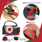 Wrapping Paper Cutter Tape Dispenser Kit